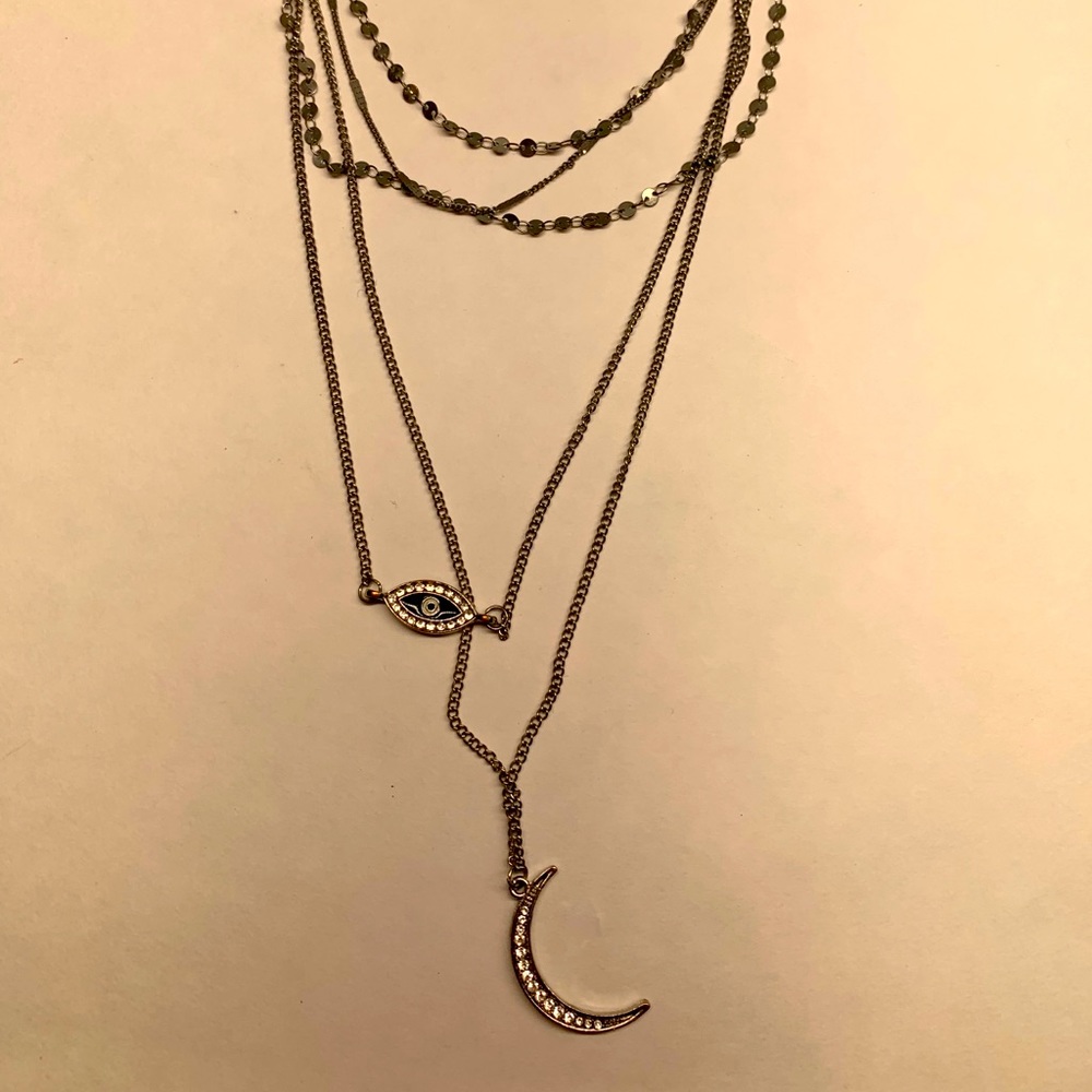 Boho layered necklace
